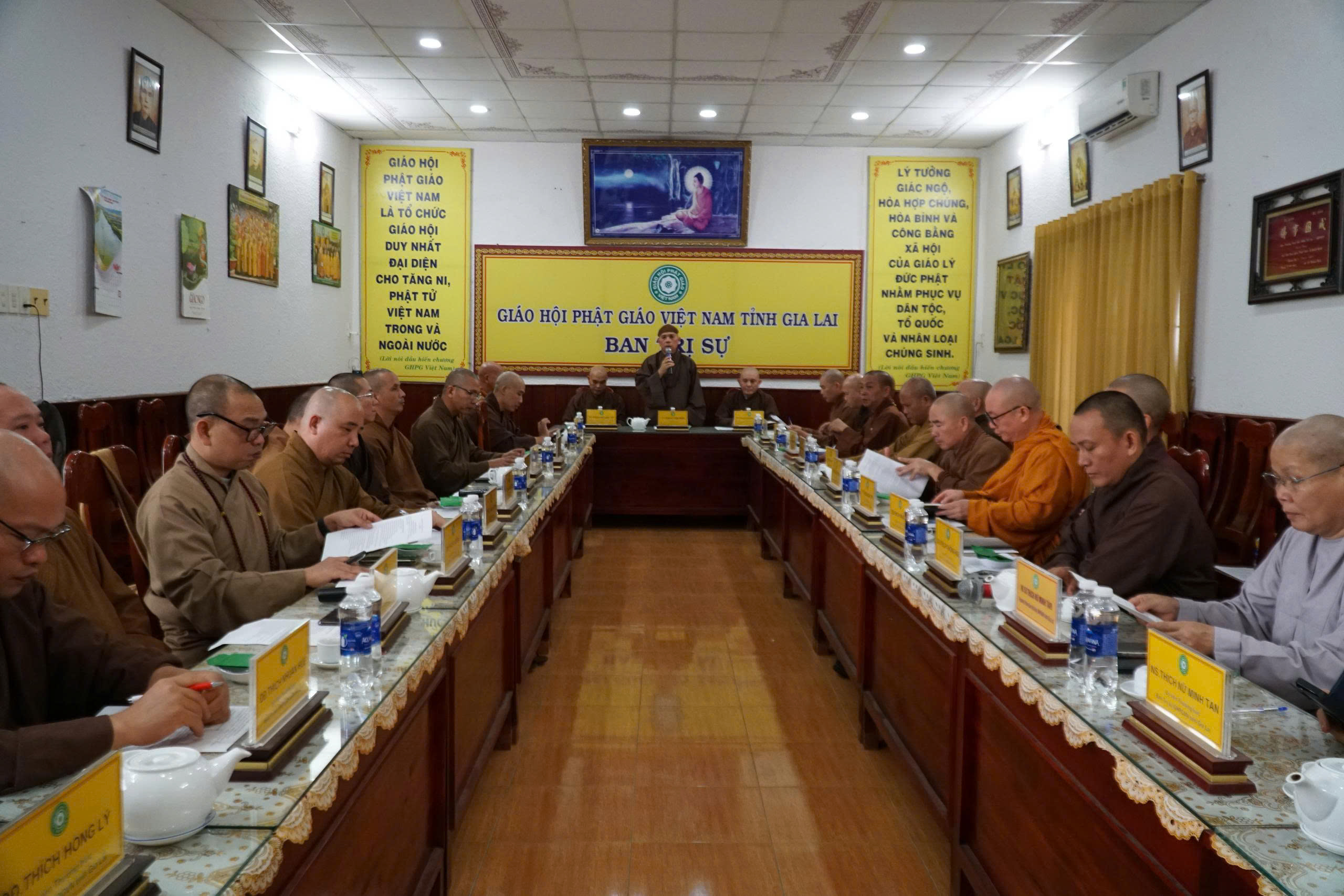 Ban Thường trực Ban Trị sự tỉnh Gia Lai họp kỳ thứ 6